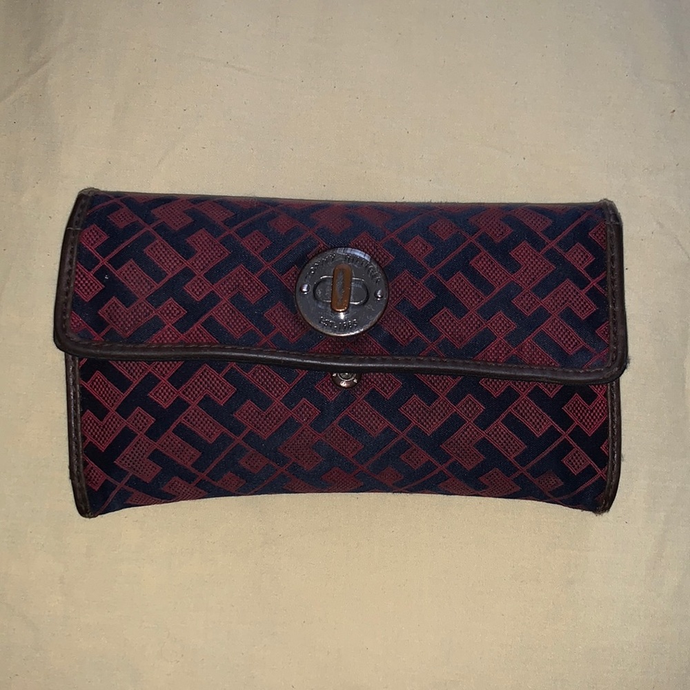 Tommy Hilfiger Red & Blue Wallet